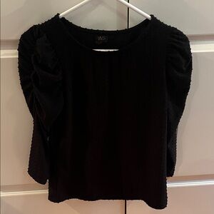 W5 Elegant Black Blouse